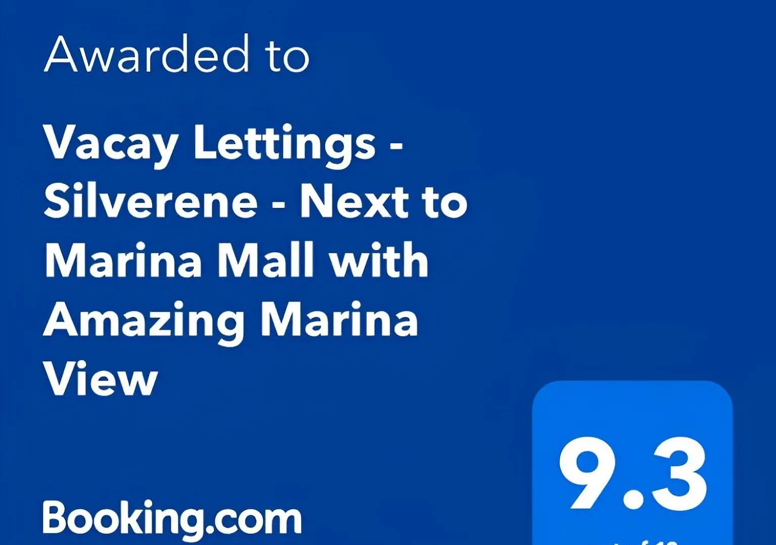Vacay Lettings - Silverene - Next To Marina Mall With Amazing Marina View Dubai Holiday home